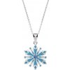 Disney Krásny dievčenský náhrdelník Vločka Frozen CS00012SRJL-P.CS