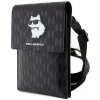 Karl Lagerfeld Saffiano Monogram Choupette NFT Taška na Telefon Black KLWBSAKHPCK