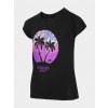 4F HJL22-JTSD011 DEEP BLACK Detské tričko EU 128