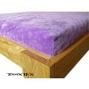 Prestieradlo Aaryan 180x200cm mikroflanel fialové