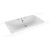 Kaldewei Silenio umývadlo 90x46 cm obdĺžnik pultové umývadlo biela 904006033001