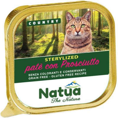 Natua Country Sterilized Cat Bravčová šunka paté 100 g