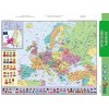 Učebná pomôcka, A4, STIEFEL Európa domborzata Európa vaktérképpel Pohoria Európy Slepá mapa Európy výrobok v MJ