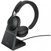 Jabra Evolve2 65/Stereo/USB-C/BT/Bezdrát/MS/Stand/Černá PR1-26599-999-889