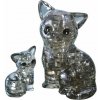 3D puzzle HCM Kinzel 3D Crystal puzzle Mačka s mačiatkom 49 dielikov (4018928591278)