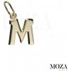 MOZA gold Písmeno M MG3130