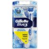 GILLETTE Pánsky jednorazový holiaci strojček Blue3 Cool 6 ks kartón - 6 ks