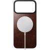 Nomad Magnetic Leather Back (Horween) Magsafe kožený kryt iPhone 17 Pro Max Rustic Brown