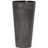 Květináč Prosperplast TUBUS SLIM BETON EFFECT antracit 30 cm (DTUS300E-S433)