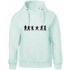 Karate postavy - Oversized mikina dámská Moon - kratšia + širšia - 2XL ( Frost )