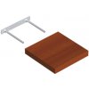 DOMAX Polica samonosná jabloň 235x235 mm FS25/25