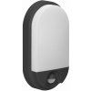 Záhradné svietidlo NEFRYT LED 15W s pohybovým senzorom, 1100lm, IP54, 4000K, sivá