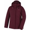 Dámska hardshellová plnená bunda Husky Nurme L dark bordo, XL - plus