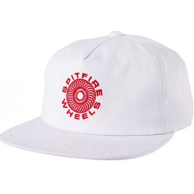 Spitfire CLASSIC 87 SWIRL WHT/RD s rovným šiltom