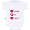 Body s potlačou New Baby MADE IN LOVE