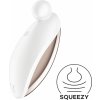Satisfyer Spot On 2 - nabíjateľný biely vibračný stimulátor klitorisu