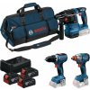 BOSCH Sada AKU nářadí GSR + GDX + GBH + 3x5,0Ah + GAL 12V/18V-80 (0.615.A50.093)