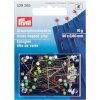 PRYM Špendlíky so sklenenou hlavičkou, 0,60 x 30 mm, biele, 10 g