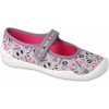 BEFADO 114Y520 dívčí balerínky šedá MUSIC 33 114Y520_33