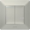 2-násobný spínač s N-vodičom Valena™ Life s Netatmo, hliník