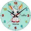 Detské nástenné hodiny MPM Cocco - pistáciová 4597.45, 30cm