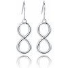 Troli Elegantné oceľové náušnice Nekonečno VSE005SB-PET