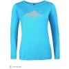 DIRECT ALPINE FURRY LONG LADY 2.0 dámske tričko, ocean (glacial lake) L