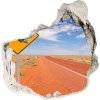 Fototapeta diera na stenu Cesty v austrálii 75x75 cm