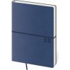 Týždenný diár 2026 Flexio - A5, tmavomodrý, s gumi