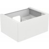 Kúpeľňová skrinka pod umývadlo KEUCO Edition 11 lesklá biela 70 x 35 x 53,5 cm 31341300000