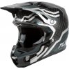 Přilba FORMULA S CARBON BYTE, FLY RACING - USA (carbon/šedá/stříbrná, vel. XL)