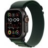 Apple Watch Ultra 2 GPS + Cellular 49mm Black Titanium Case with Dark Green Alpine Loop - Small