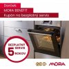 MORA BENEFIT - 5 rokov bezplatný servis