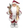 Dekorácia MagicHome Vianoce, Santa stojaci, červený, 60 cm