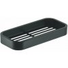 GEDY 321814 Smart polica do sprchy, 24,1 x 3 x 11,1 cm, čierna mat