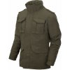 Helikon-Tex blúza COVERT M-65 Jacket®, DuraCanvas® - Taiga Green (Štýlová a vylepšená olivová blúza v army strihu je odolná, schová všetko potrebné a pôsobí uhladeným dojmom)