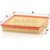 Vzduchový filter MANN-FILTER C 2493