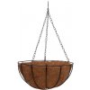Strend Pro Kvetinac LC-CocoH-24 • oceľ/kokos závesný 35x35x17 cm