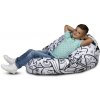 INTERMEDIC Sedací vak Sako Modern – 300 L, polyester, univerzálny dizajn Farba: DG48 - Príšerky