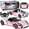 Rastar RC auto PORSCHE 918 Spyder Weissach 1:14 s osvetlením – biela