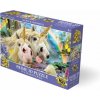 Puzzle 3D - Smejúci sa jednorožci
