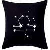 Súhvezdie - Libra - Váhy - Vankúš 50x50 - 50x50 - Iba poťah ( Čierna )