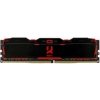 DIMM DDR4 8GB 3200MHz CL16 GOODRAM IRDM X, black IR-X3200D464L16SA/8G