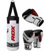 RDX Boxovací pytel 4W dětský s rukavicemi bílý