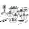 Sada nerezových hrncov 27 dielna Blaumann Gourmet Line BL-4120