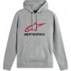 Alpinestars mikina ALWAYS HOODIE 3 sivá/červená/čierna Veľkosť: S