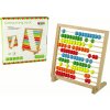 Lean Toys Drevené farebné počítadlo