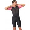 Castelli Saturday Morning skinsuit, Black/ Rosa giro/ Smoky gray Veľkosť: M Dizajnová cyklokombinéza s možnosťou pripnutia štartovacieho čísla