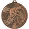 MMC38050/B - Medaila cyklistika (pr.50 mm, hr.2 mm) bronz - 5x0,2 cm