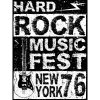 Ceduľa Hard Rock Music Fest New York 30cm x 20cm Plechová tabuľa